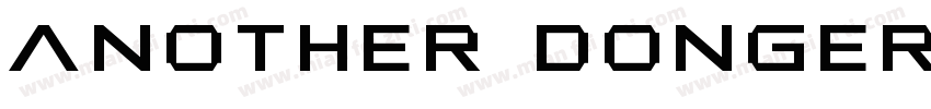 Another Donger字体转换